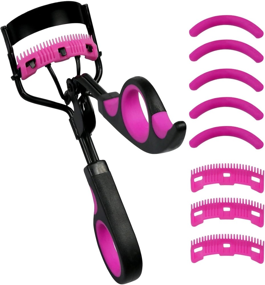 Eyelash Curlers with Comb Lash Curler with 5 Replacement Refills, 3 Combs