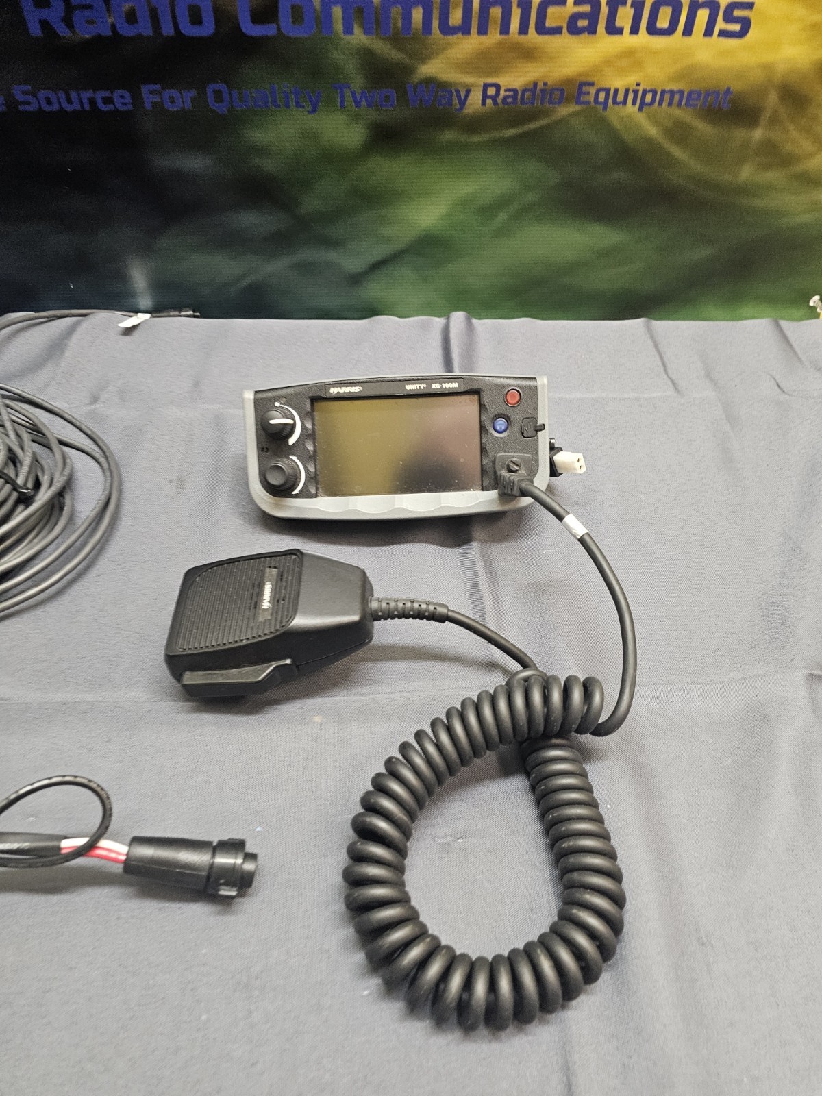 Harris UNITY CH-100 XG-100M VHF UHF Color Touchscreen Control Head w Head Cable