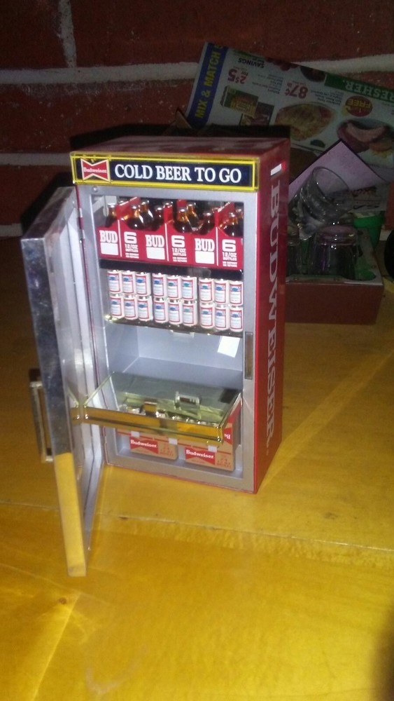 budweiser metal bank
