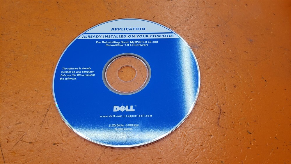 ⭐️⭐️⭐️⭐️⭐️ Dell Application Reinstalling Sonic MyDVD 5.3 LE RecordNow 7.3 LE