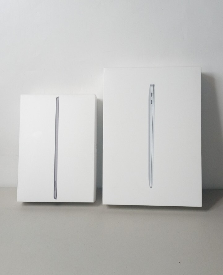 Apple iPad 64GB 9th Generation + MacBook Air empty boxes + Inserts ONLY No iPad