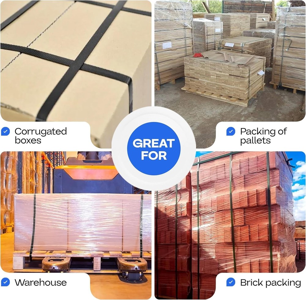 High-Quality Polypropylene Strapping Roll 5mm x 24000' for Effective Packing