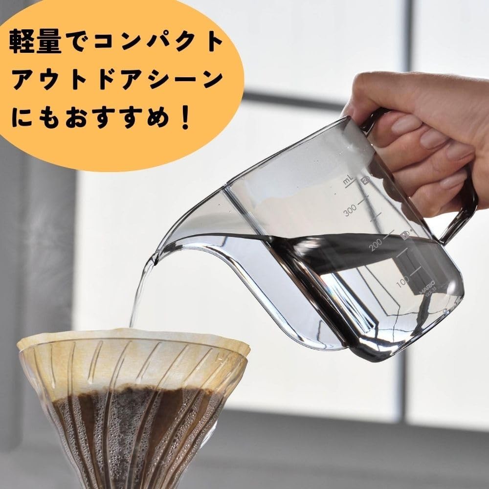 V60 "Air" Drip Kettle, 350ml, Clear Black