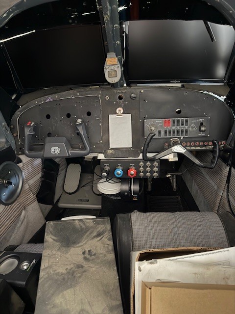 Homemade Flight Simulator Airplane Cockpit.