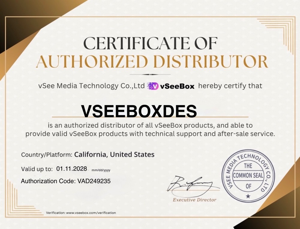 VSeeBox V3 Plus 8k Authorized Distributor Fast Free Priority Shipping