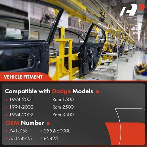 Power Window Regulator with Motor Replacement for Dodge Ram Front Driver (LH)