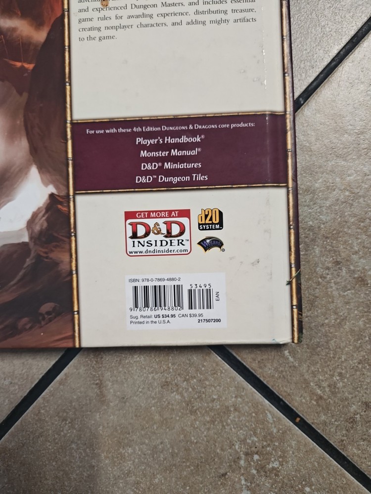 Dungeons & Dragons 4th Edition Dungeon Master's Guide