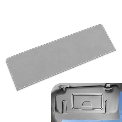 Sun Visor Extender for Car, Double Metal Snap Length Adjustable 1 PC Gray
