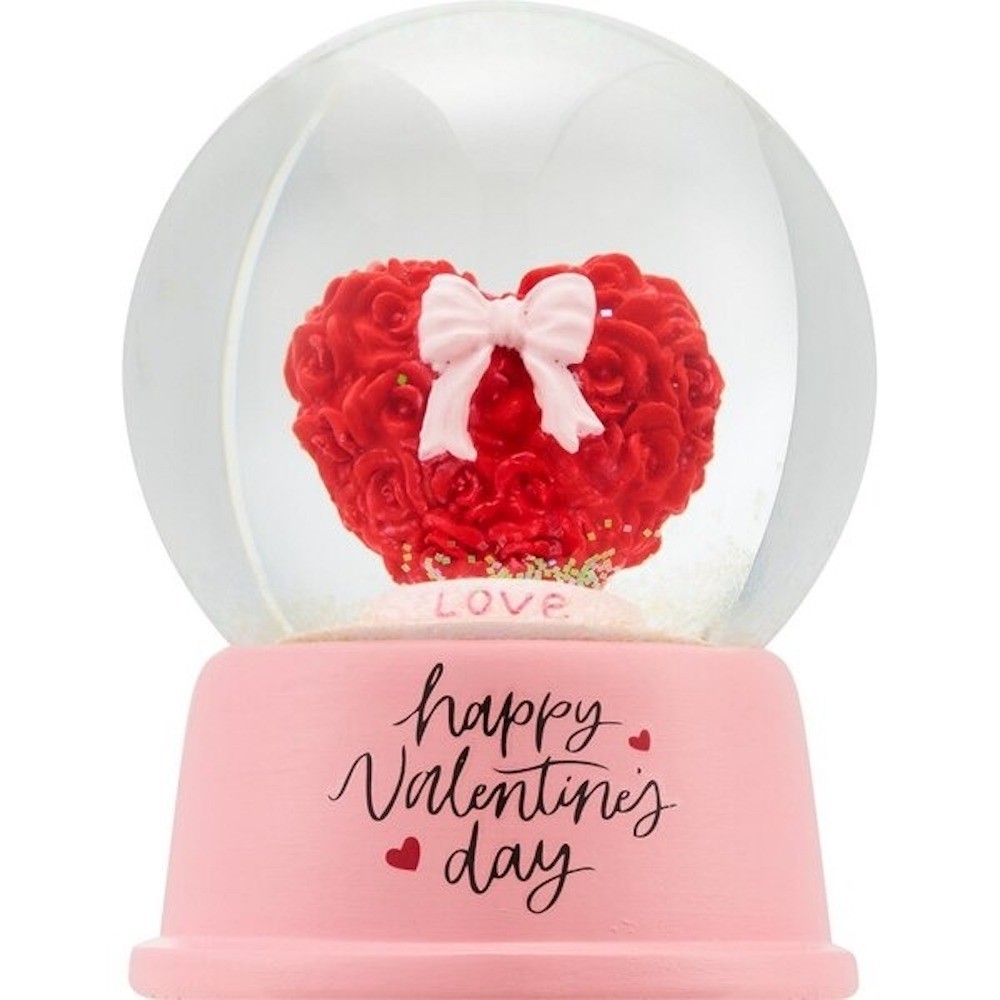 Joyward Valentine's Day Snow Globe, 5.25 in