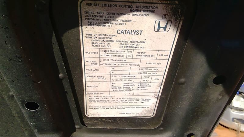 Engine ECM Electronic Control Module Under Driver Seat Fits 88 ACCORD 200054