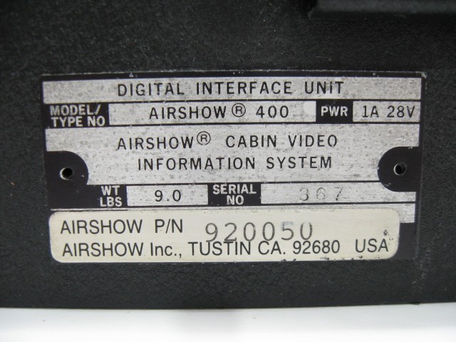 Airshow 400 Digital Interface Unit - Core - PN: 920050