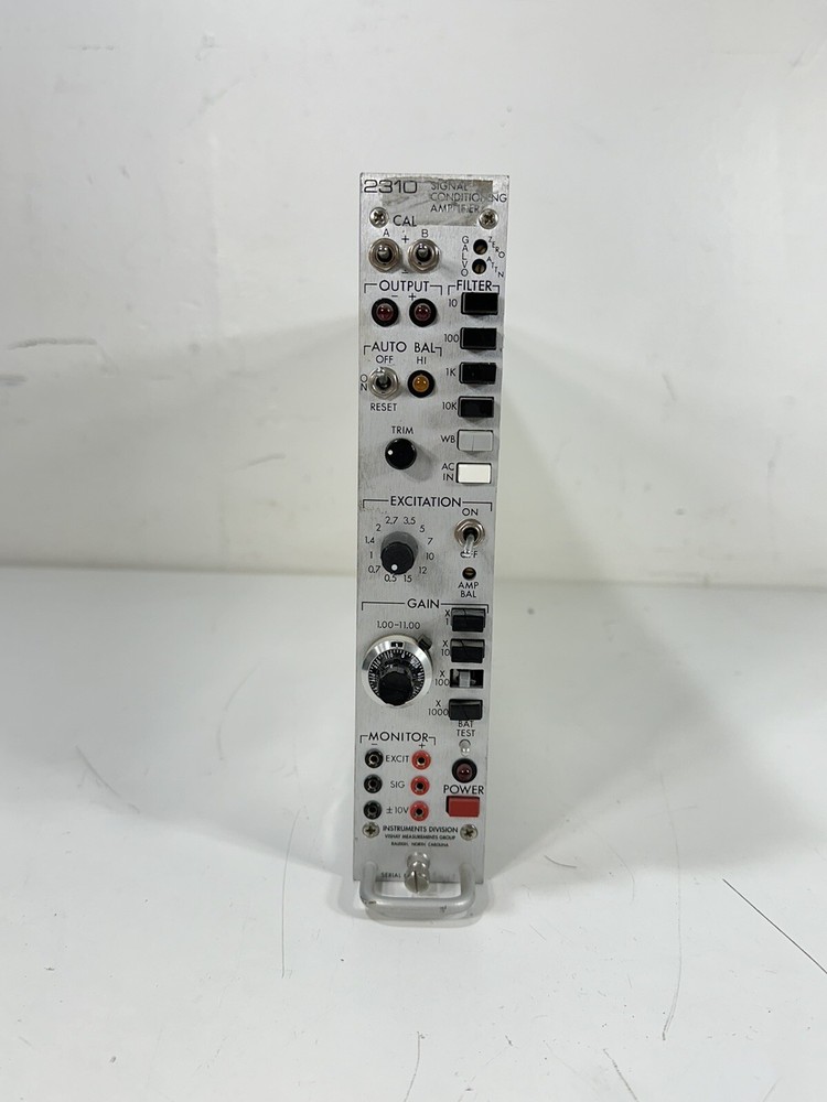 UNTESTED Vishay Measurements Group 2310 Signal Conditioning Amplifier Module #8