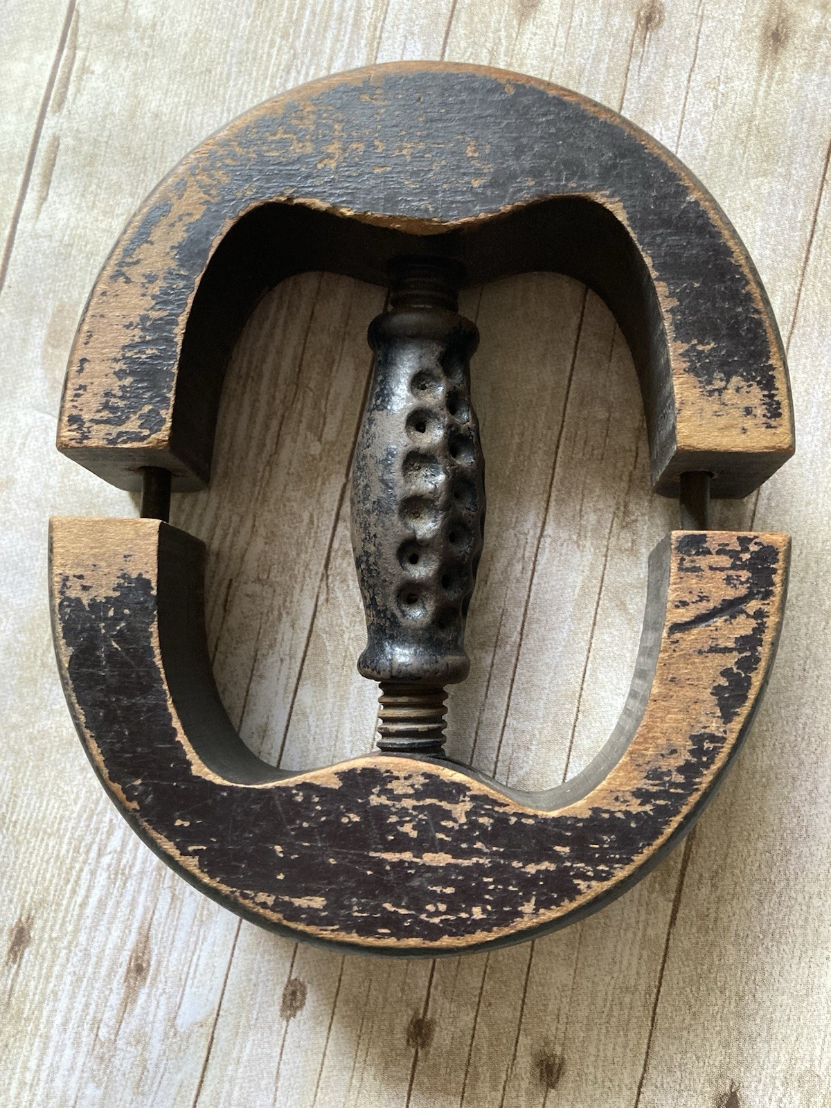 Vintage Wooden Hat Stretcher Size Not Marked Adjustable Millinery Tool