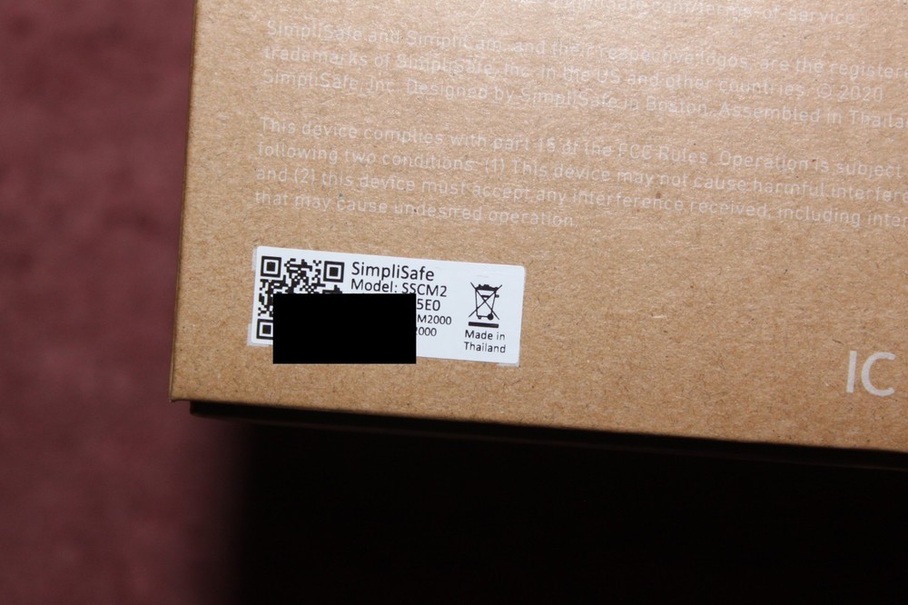 Simplisafe SimpliCam Camera, Glassbreak, Panic, Entry Sensor, Key Fob Bundle Lot