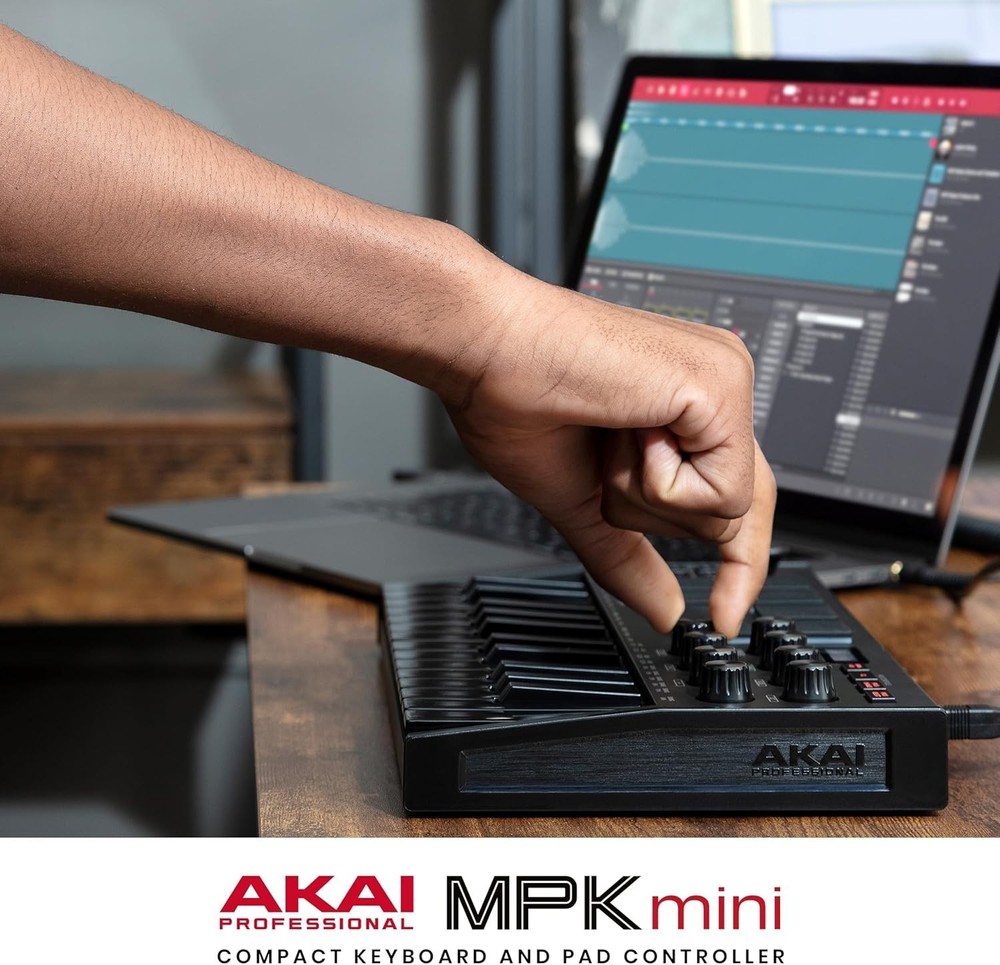 Compact USB MIDI Controller for Music Production