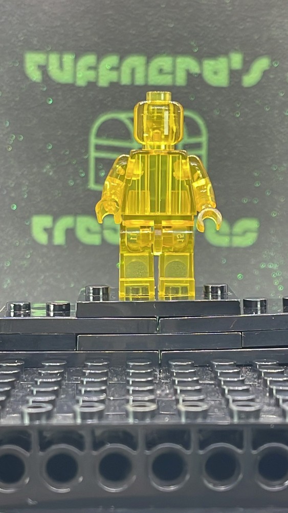 CUSTOM BLANK MOC TRANSPARENTYELLOW MINIFIG