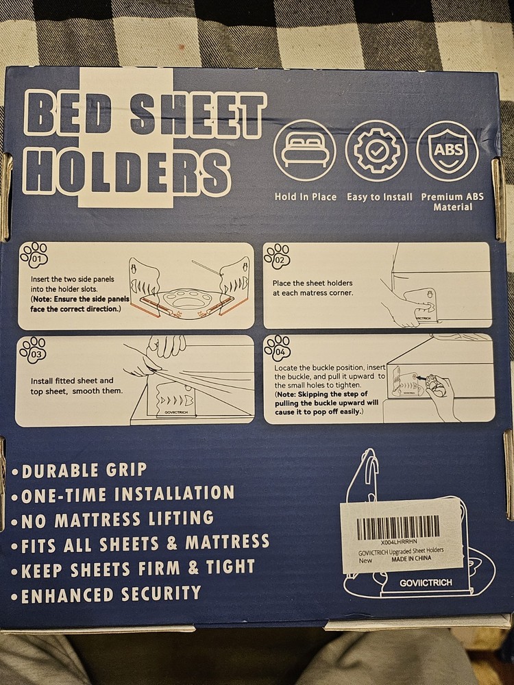 Bed Sheet Holders