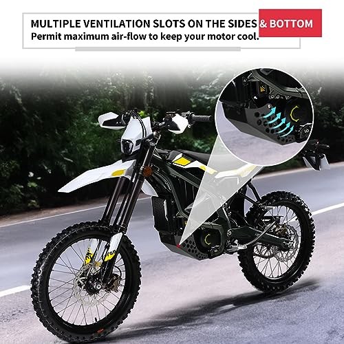 Engine Guard Skid Plate for Sur Ron Ultra Bee, Engine Bash Bottom Guard Black