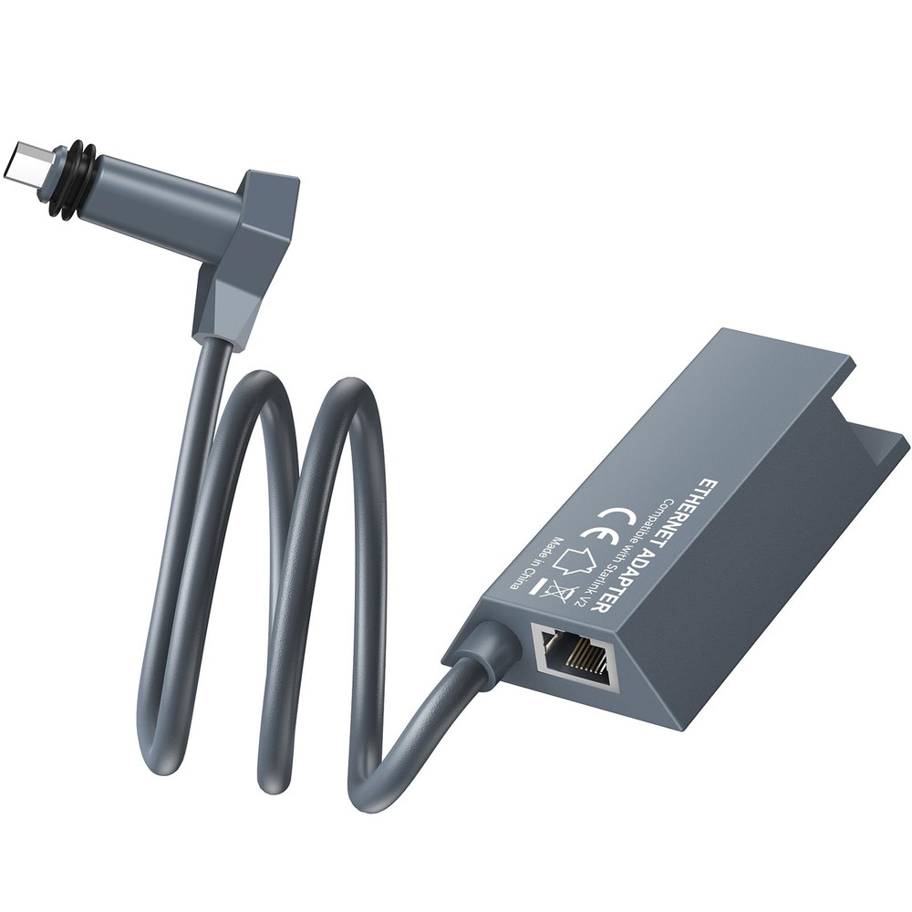 Starlink Ethernet Adapter V2, with Gen 2 Starlink Rectangular Dish and Mesh W...