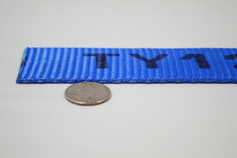 Blue Polyester TY 12K - AAR - 12' x 1 5/8" (H69)