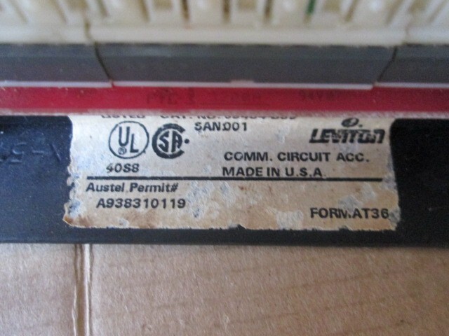 Leviton Power Sum 59484-B89 Patch Panel 12 Ports Category 5