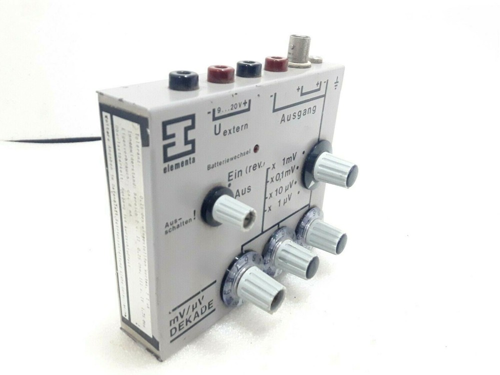 Elementa mV /µV - DEKADE IVD 1500 #NEW