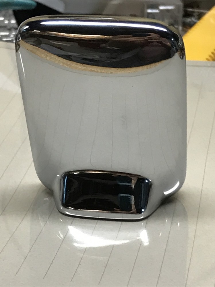 Chrome Quartz Desk Clock Works