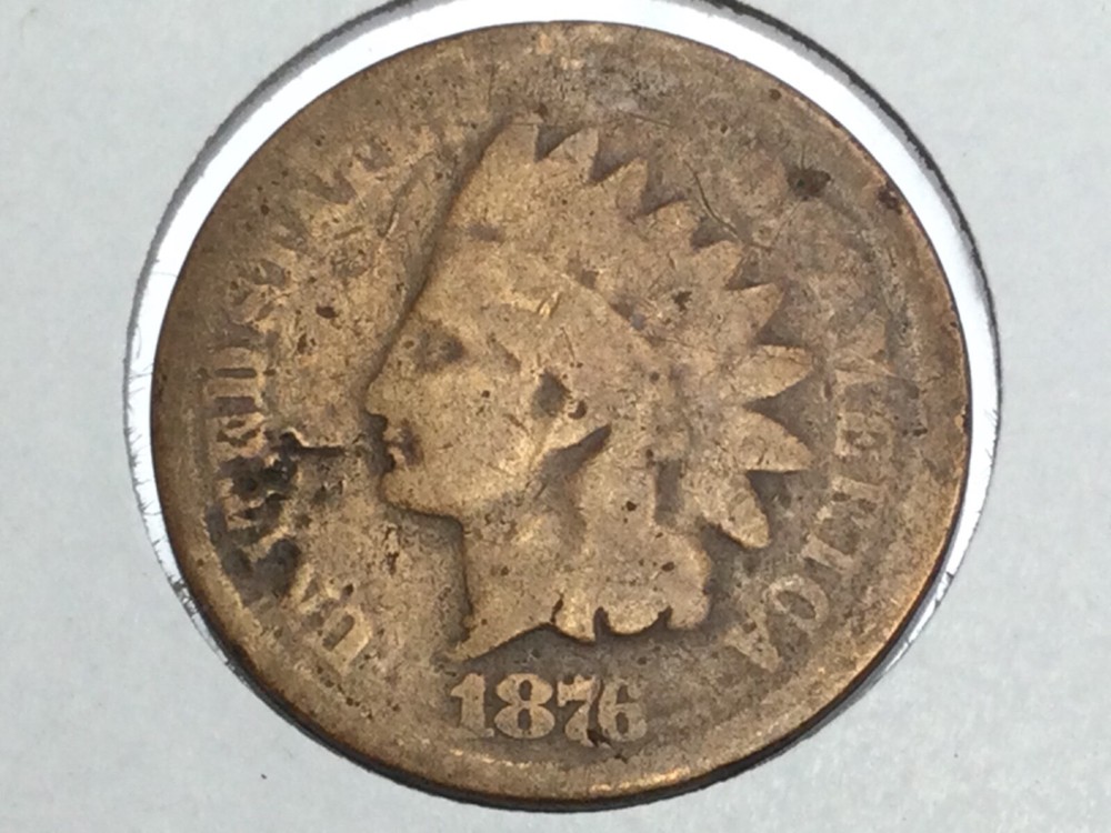 1876 Indian Cent