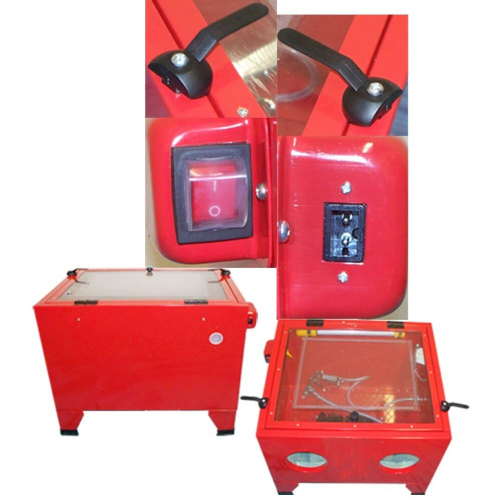 80PSI Abrasive Sand Blast Blaster Cabinet Sandblaster