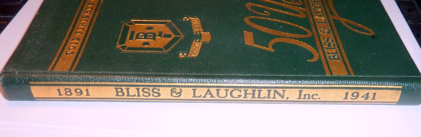1941 BLISS LAUGHLIN INC COLD FINISHED BAR STEELS 50 YEARS BOOK STEEL US HISTORY