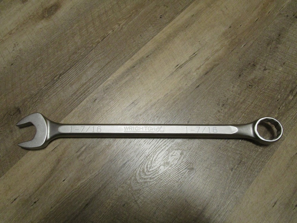 Wright 1146  1-7/16  Combination Wrench USA Wright grip 2.0
