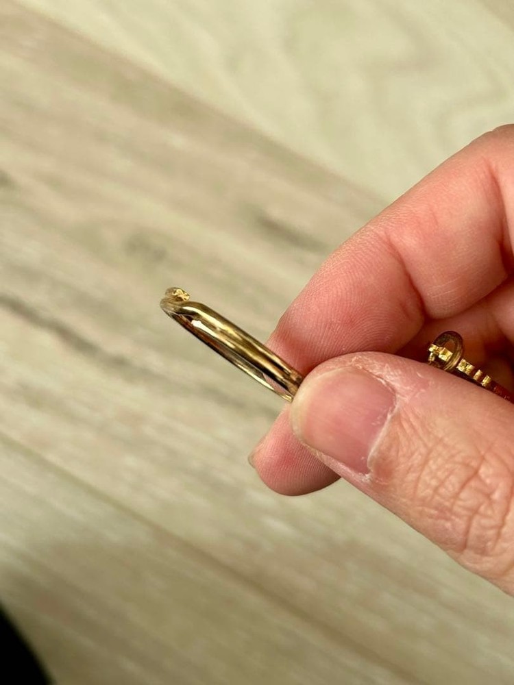 hide Yellow Heart Keychain FERNANDES