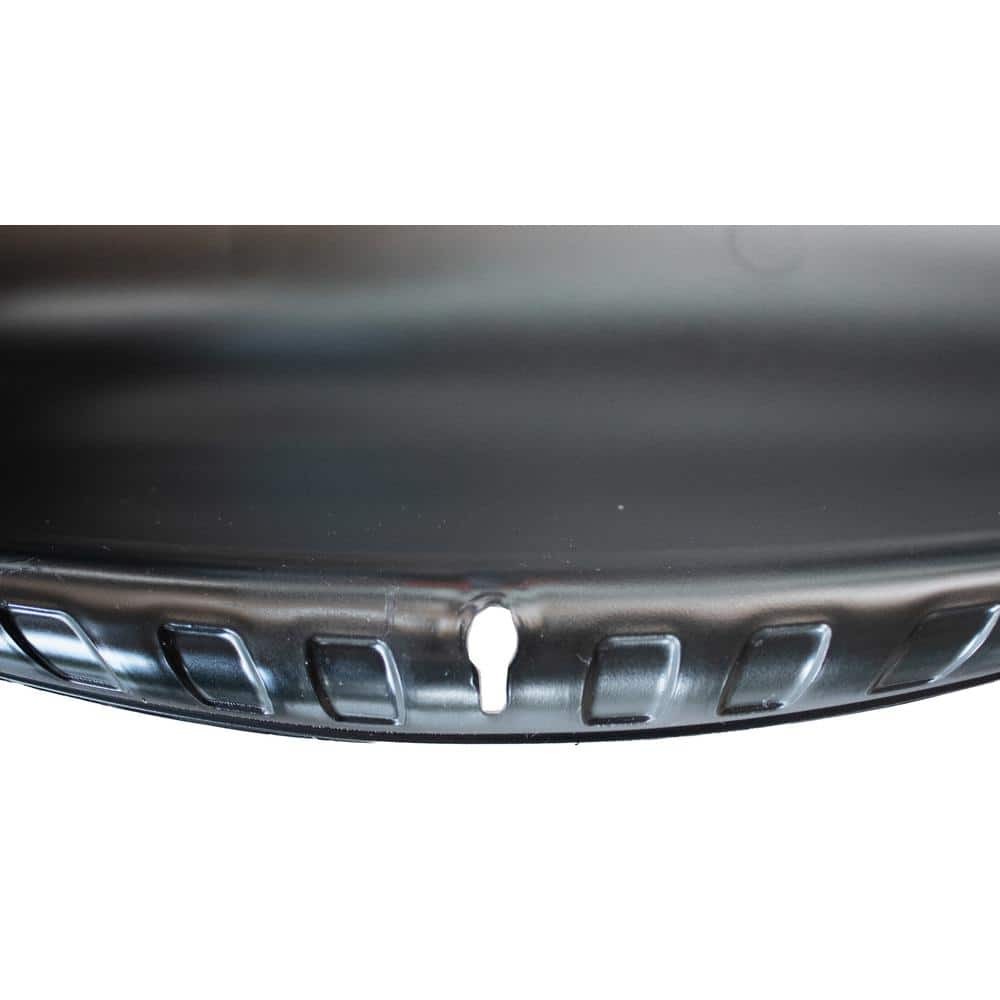 Concrete Mixing Tub Large Plastic Black 36x24x8 Wash Utility Bin 20 Gallon Pan