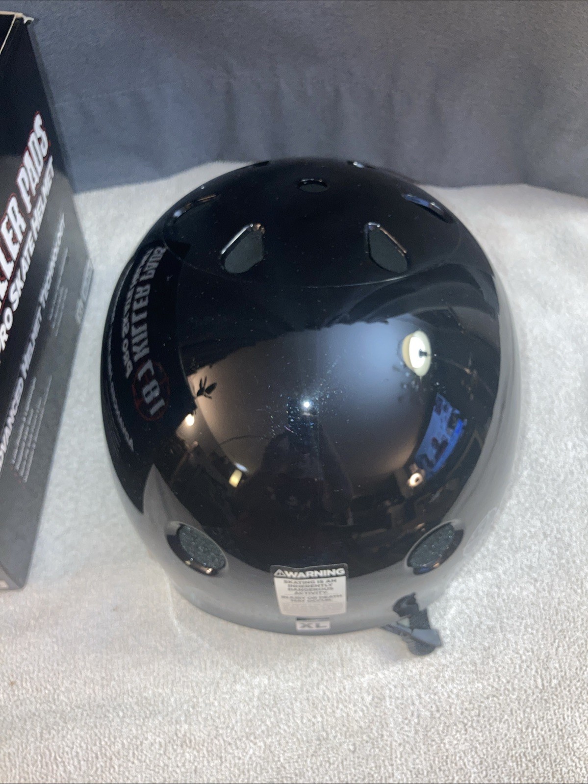 187 KILLER PADS New With Tag Pro Skate Helmet XL Black