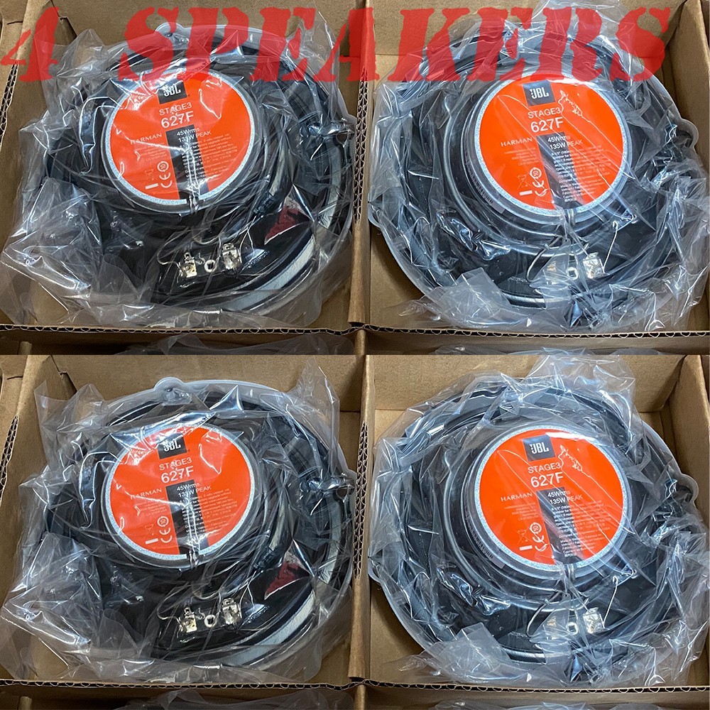 JBL Stage3627F Front & Rear Speaker for 1999-2006 Silverado Crew Cab 4 door ONLY