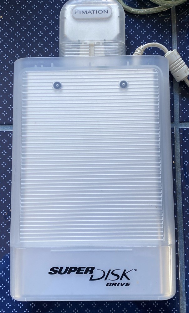 Imation SD-USB-M2 Portable SuperDisk External USB Floppy Disk Drive For Macs