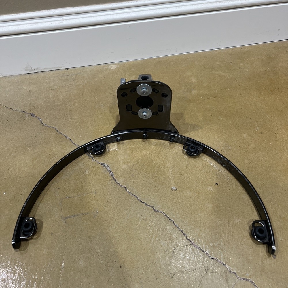 Shine Black Chrome 12” Tom Mount