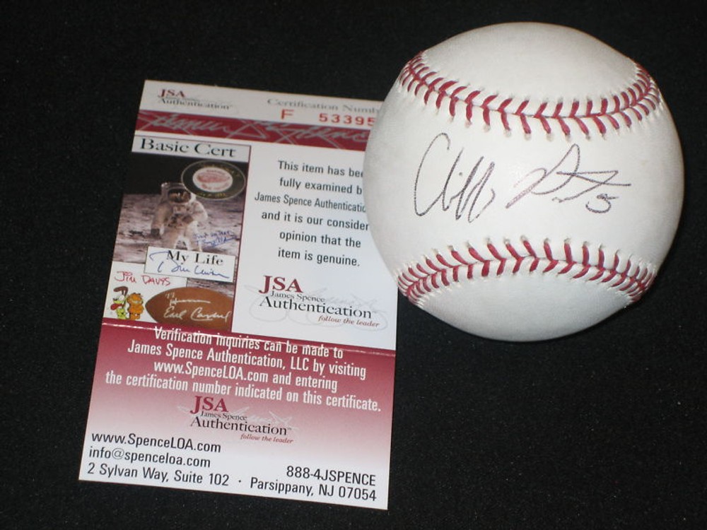 CLIFF PENNINGTON AUTOGRAPH SIGNED OML BASEBALL JSA COA