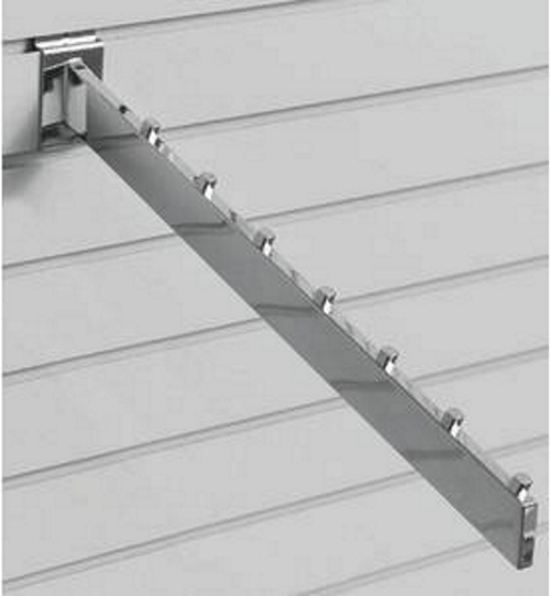 New Chrome 7-Cube Slatwall Waterfall Hooks 1 pc