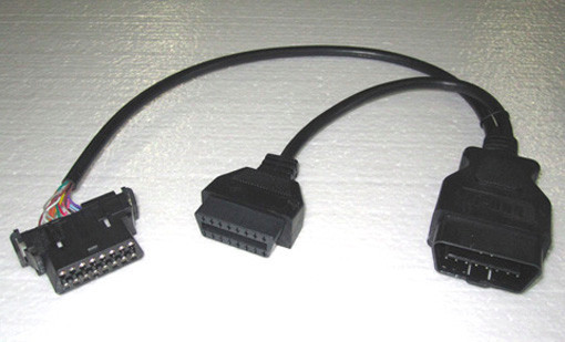 OBD2 Y Splitter Cable Universal Snap In Mounting OBDII