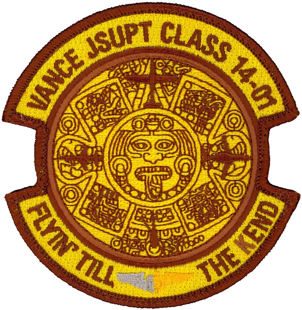 USAF VANCE SPECIALIZED UNDERGRADUATE PILOT TRAINING CLASS 2014-01 PATCH