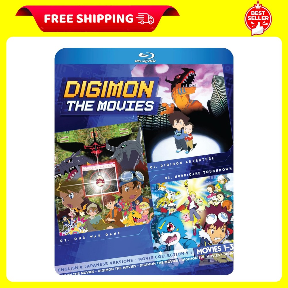 Digimon The Movies 1-3 Collection [Blu-ray]