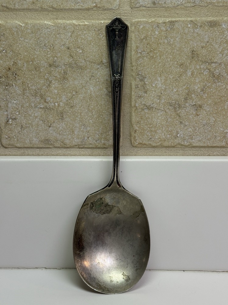 Bouquet Solid Smooth Casserole Spoon
