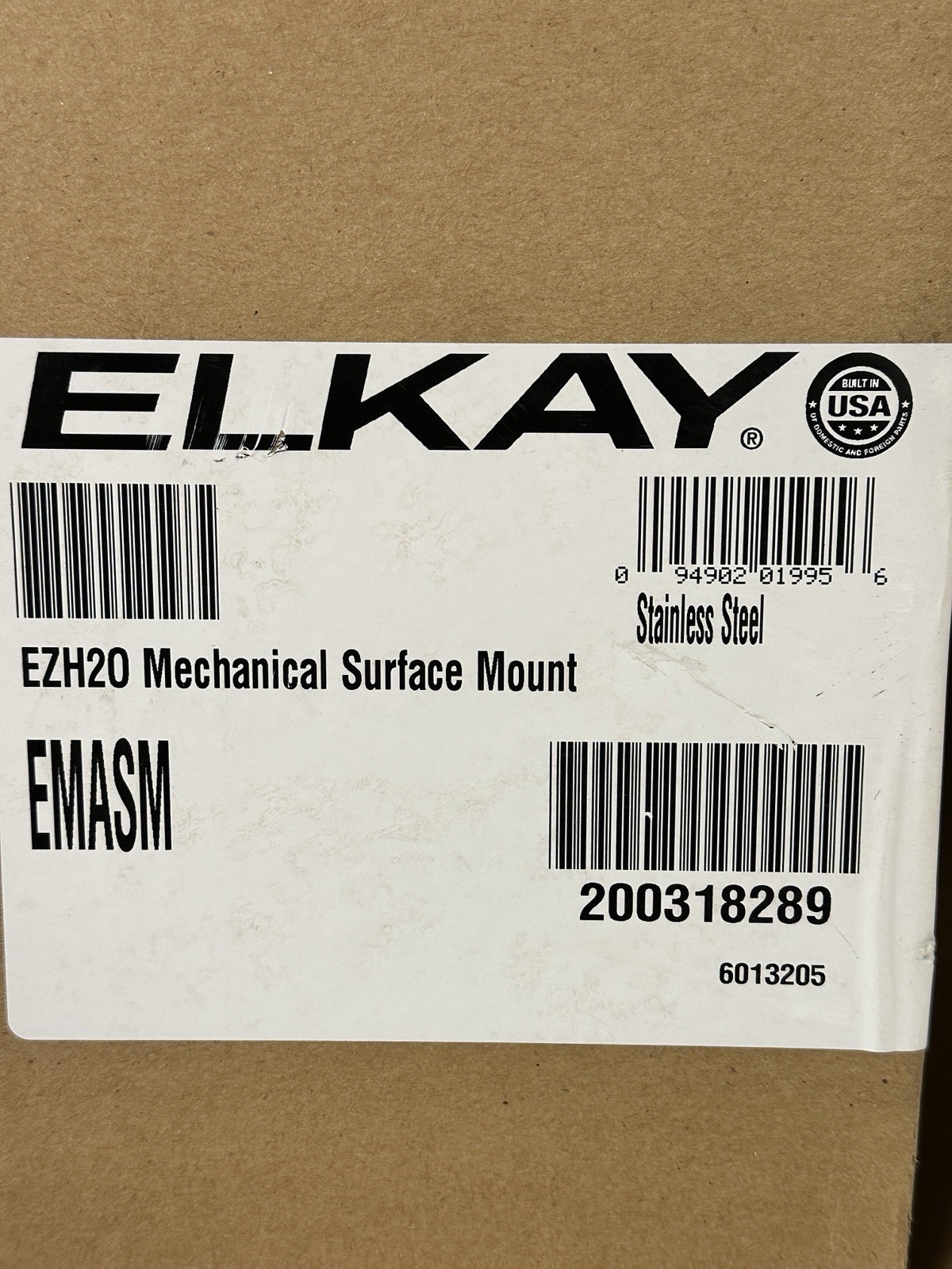 Elkay EZH20 EMASM Mechanical Surface Mount Bottle Refilling Station Non-Electric