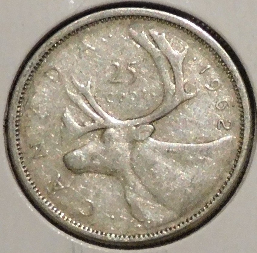 Canada Silver Quarter - 1962 [06]