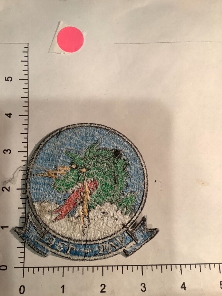 VINTAGE PHILIPPINE MADE US NAVY VMO-130 SQUADRON PATCH
