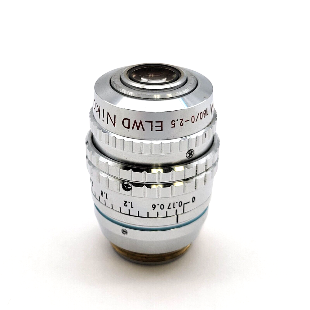 Nikon Microscope Objective Plan 40x PH3 DM ELWD 160/0-2.5 Phase Contrast