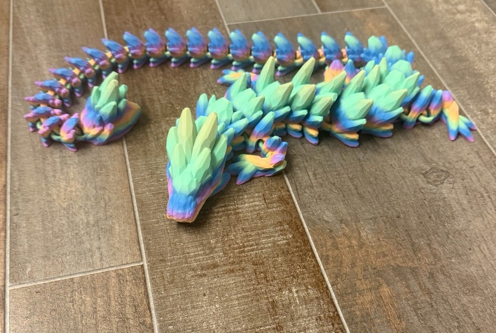 3D Printed Gem Stone Dragon