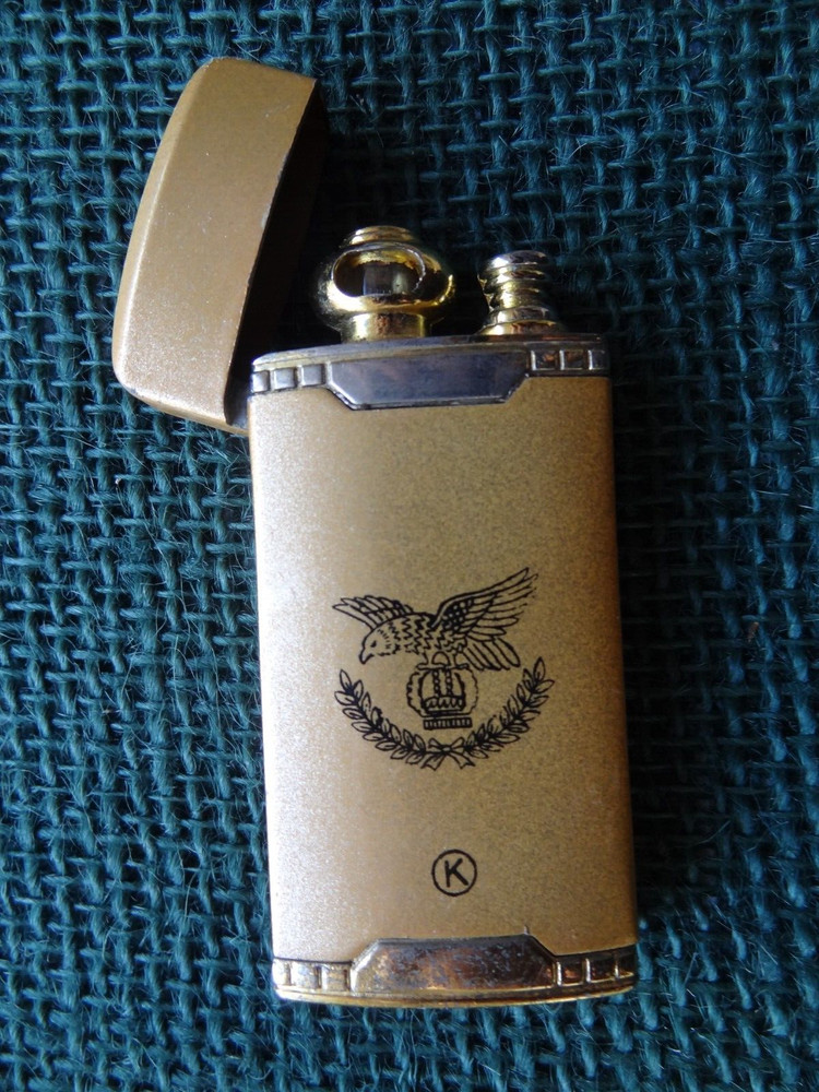 Goldtone American Eagle   Butane  Lighter