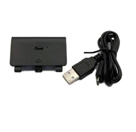 NEW Play & Charge Kit BLACK for Xbox One Controller Rechargeable Battery & Cable